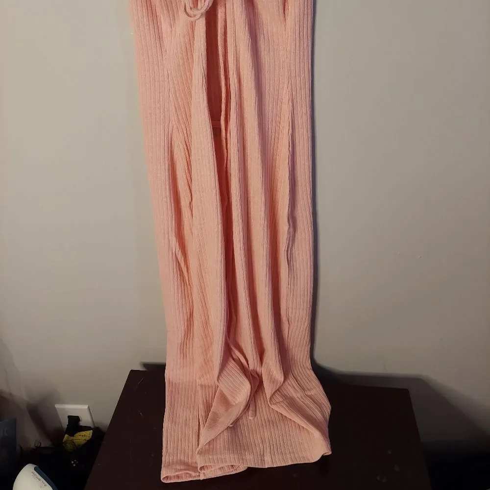 Solid Crisscross Cami Lounge Dress - Picture 8 of 10